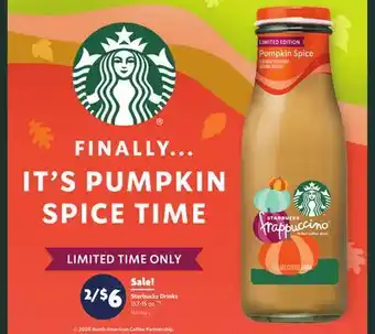 Family Dollar Starbucks Drinks offer