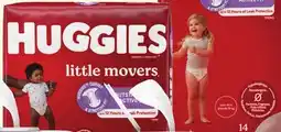 Family Dollar Huggies Little Movers Diapers offer