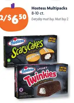 Family Dollar Hostess Multipacks offer