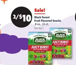 Family Dollar Black Forest Fruit Flavored Snacks offer