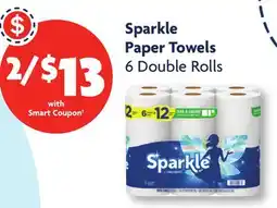 Family Dollar Sparkle Paper Towels offer