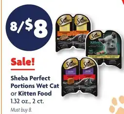 Family Dollar Sheba Perfect Portions Wet Cat or Kitten Food offer