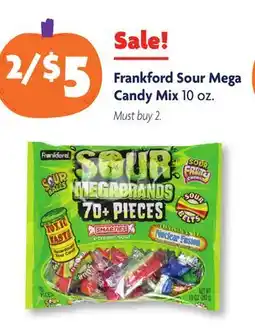 Family Dollar Frankford Sour Mega Candy Mix offer