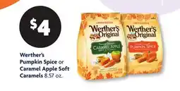 Family Dollar Werther's Pumpkin Spice or Caramel Apple Soft Caramels offer