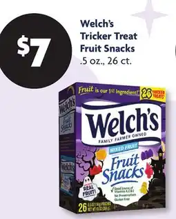 Family Dollar Welch's Tricker Treat Fruit Snacks offer