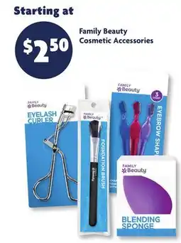 Family Dollar Family Beauty Cosmetic Accessories offer
