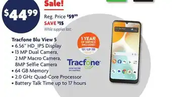Family Dollar Tracfone Blu View 5 offer