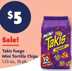 Family Dollar Takis Fuego Mini Tortilla Chips offer
