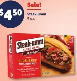 Family Dollar Steak-umm offer