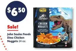 Family Dollar John Soules Foods Dino Chicken Nuggets offer