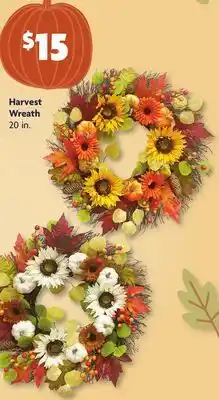 Family Dollar Harvest Wreath offer