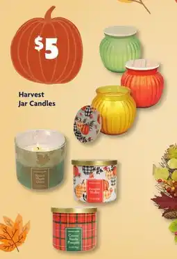 Family Dollar Harvest Jar Candles offer