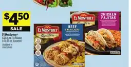 Dollar General El Monterey Fajitas or Enchiladas offer