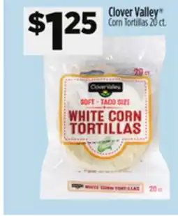 Dollar General Clover Valley Corn Tortillas offer