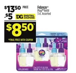 Dollar General Febreze Plug Refill offer