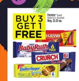 Dollar General Ferrero Snack Packs offer