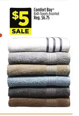 Dollar General Comfort Bay Bath Towels offer