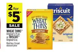 Dollar General WHEAT THINS , TRISCUIT offer