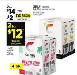 Dollar General CELSIUS Sparkling offer