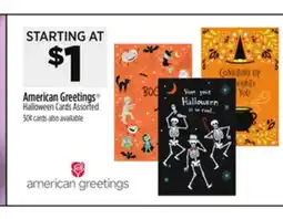 Dollar General American Greetings Halloween Cards offer