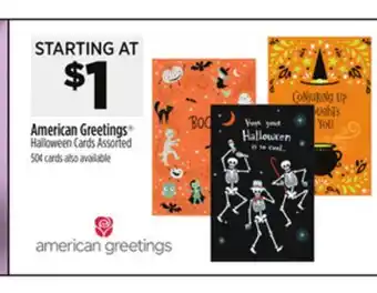 Dollar General American Greetings Halloween Cards offer