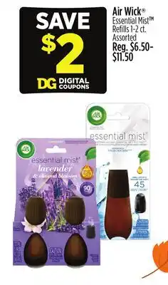 Dollar General Air Wick Essential Mist offer