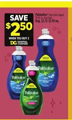 Dollar General Palmolive Ultra Dish Liquid offer