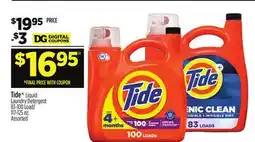 Dollar General Tide Liquid Laundry Detergent offer