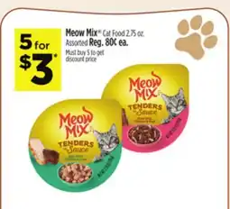 Dollar General Meow Mix Cat Food offer