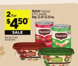 Dollar General Nutrish Dog Food offer