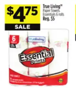 Dollar General True Living Paper Towels Essentials offer