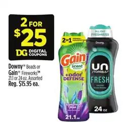Dollar General Downy Beads or Gain Fireworks TM offer