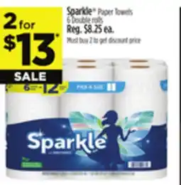 Dollar General Sparkle Paper Towels offer