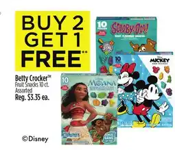 Dollar General Betty Crocker Fruit Snacks offer