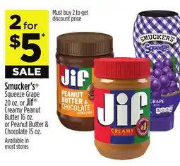 Dollar General Smucker's or Jif offer