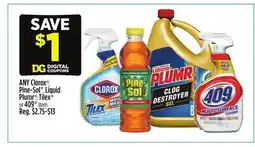 Dollar General ANY Clorox , Pine-Sol , Liquid Plumr , Tilex or 409 Item offer