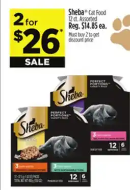 Dollar General Sheba Cat Food offer