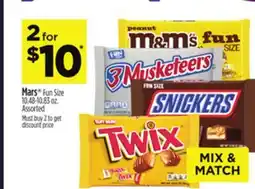 Dollar General Mars Fun Size offer