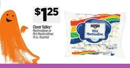 Dollar General Clover Valley Marshmallows or Mini Marshmallows offer