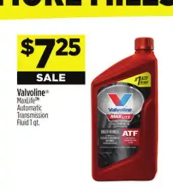 Dollar General Valvoline MaxLife Automatic Transmission Fluid offer