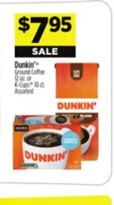 Dollar General Dunkin' Ground K Cups offer