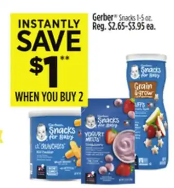 Dollar General Gerber Snacks offer