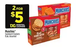 Dollar General Munchies Sandwich Crackers offer