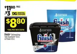 Dollar General Finish Dishwashing Tabs Quantum 36 ct. or Power 43 ct offer