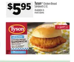 Dollar General Tyson Chicken Breast Sandwich offer