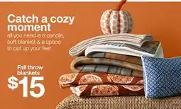 Target Fall throw blankets offer