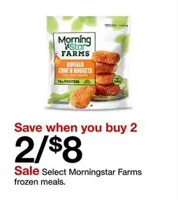 Target Morningstar Farms frozen meals offer