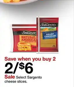 Target Select Sargento cheese slices offer