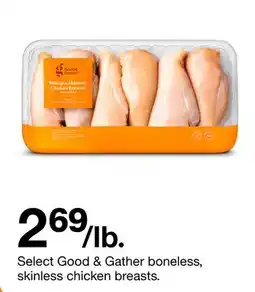 Target Select Good & Gather boneless, skinless chicken breasts offer