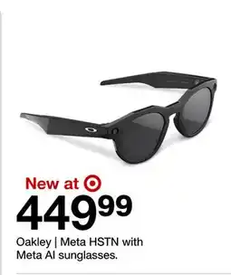 Target Oakley | Meta HSTN with Meta AI sunglasses offer